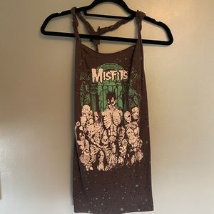 MISFITS OPEN BACK TANK TOP